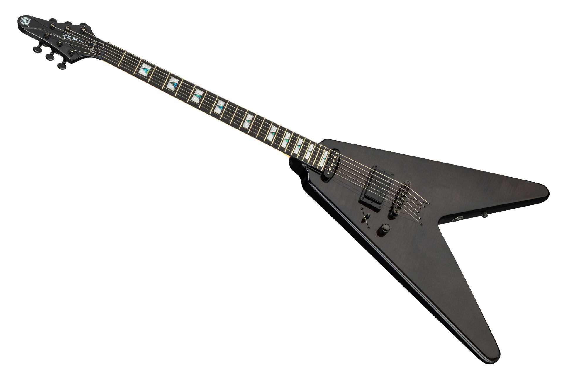 Artist Line Breaker WH-1 - Nirvana Black Transparent High Polish E-Gitarre